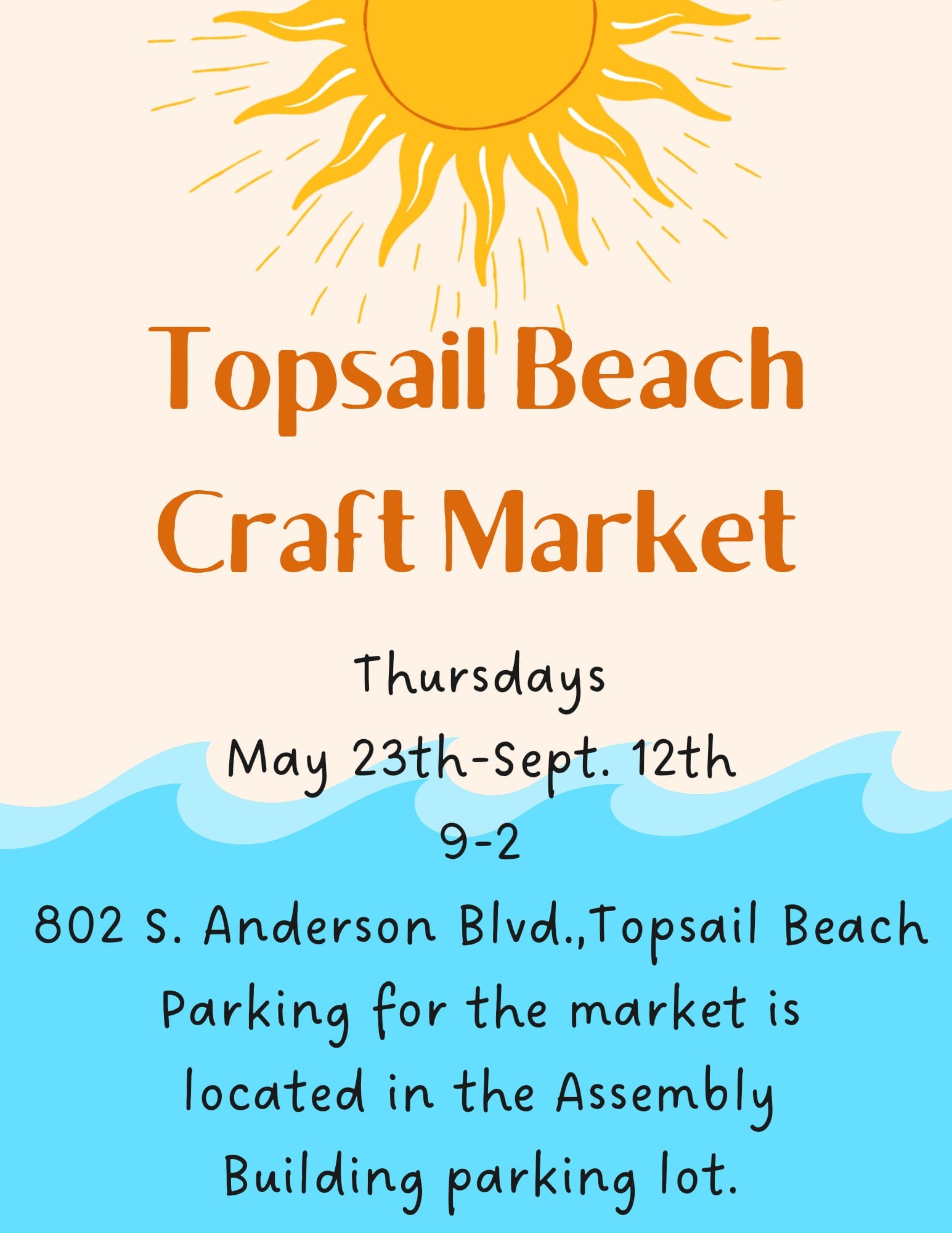 Topsail Beach Craft Market